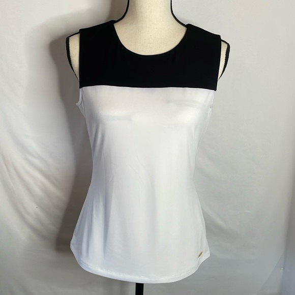 Calvin Klein Tops - Calvin Klein tank top blouse size small black/white